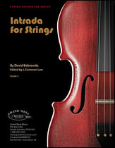 Intrada for Strings Orchestra sheet music cover